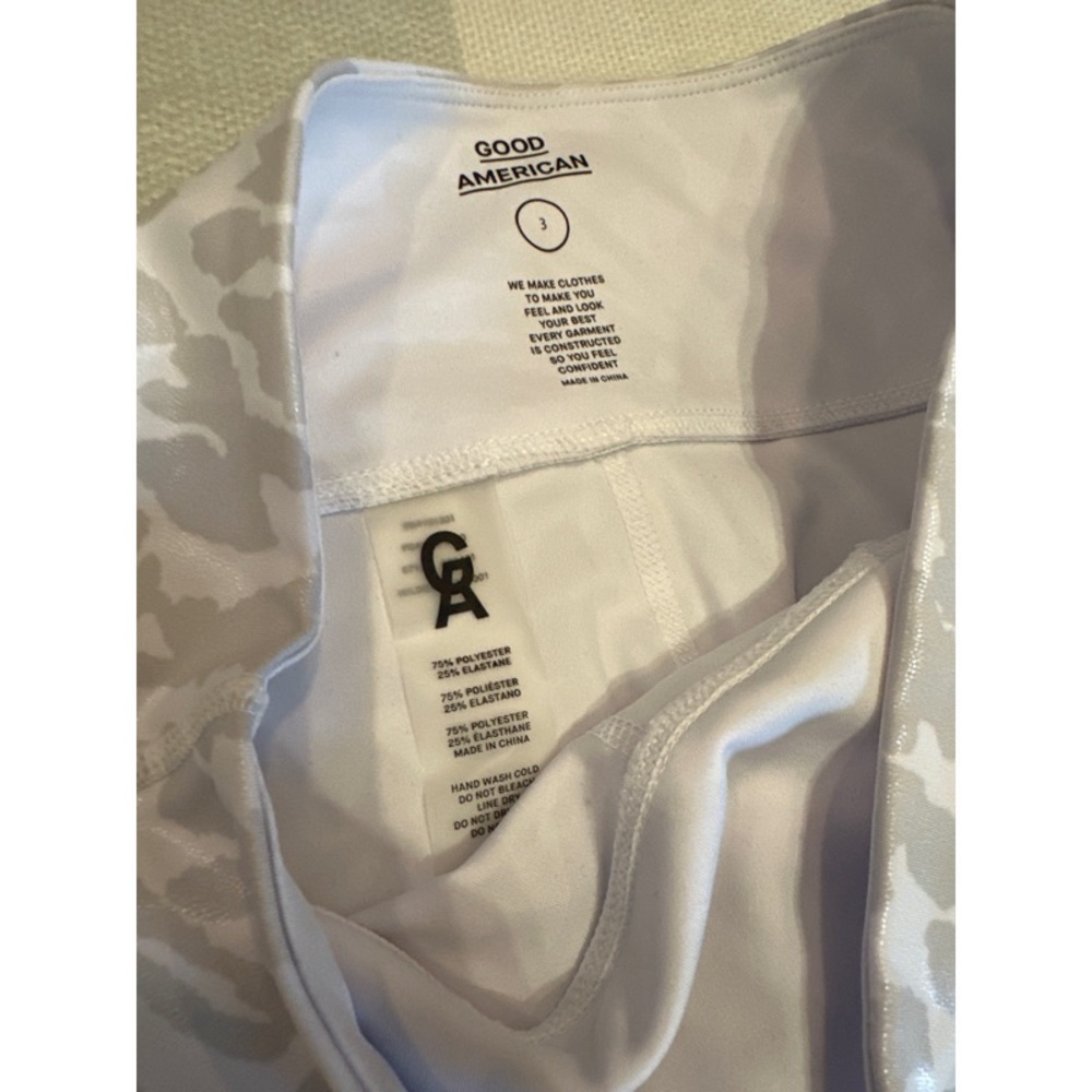NWT Good American leopard print leggings sz 3 ( L ) - Picture 2 of 4
